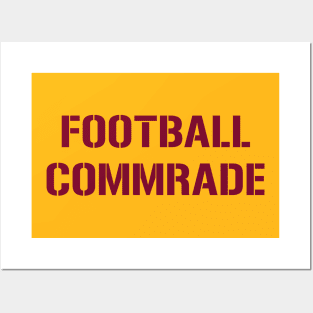 Football Commrade - Yellow Posters and Art